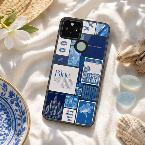 Google Pixel 4a 5G Cover - ONation Aesthetic Collage Series - HQ Premium Shine Durable Shatterproof Case
