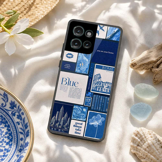 Motorola Edge 50 Cover - ONation Aesthetic Collage Series - HQ Premium Shine Durable Shatterproof Case