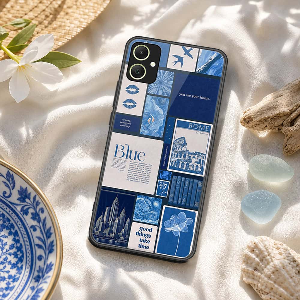 Samsung Galaxy M14 Cover - ONation Aesthetic Collage Series - HQ Premium Shine Durable Shatterproof Case