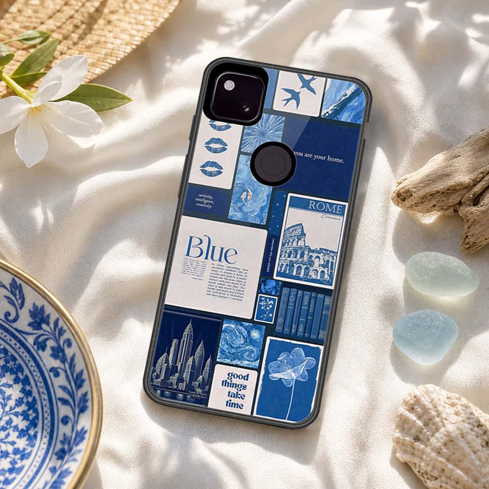 Google Pixel 4a 4G Cover - ONation Aesthetic Collage Series - HQ Premium Shine Durable Shatterproof Case