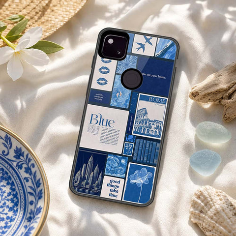 Google Pixel 4a 4G Cover - ONation Aesthetic Collage Series - HQ Premium Shine Durable Shatterproof Case