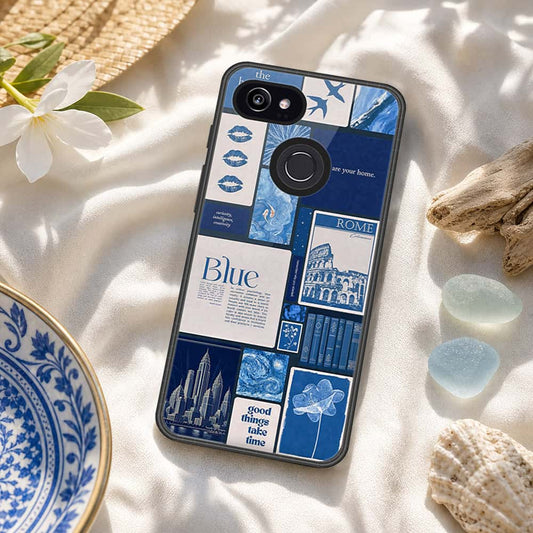 Google Pixel 3 Cover - ONation Aesthetic Collage Series - HQ Premium Shine Durable Shatterproof Case