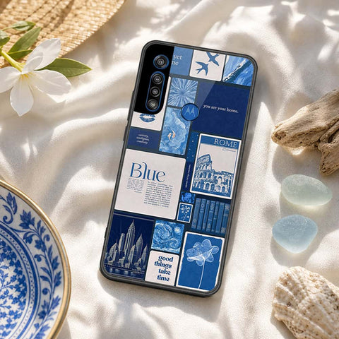 Motorola One Macro Cover - ONation Aesthetic Collage Series - HQ Premium Shine Durable Shatterproof Case