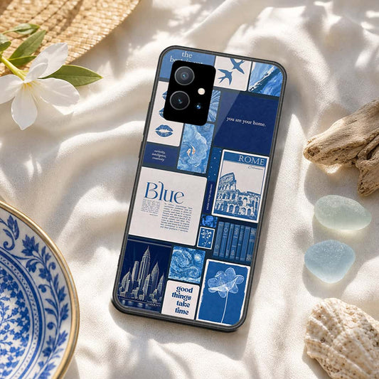 Vivo Y75 5G Cover - ONation Aesthetic Collage Series - HQ Premium Shine Durable Shatterproof Case