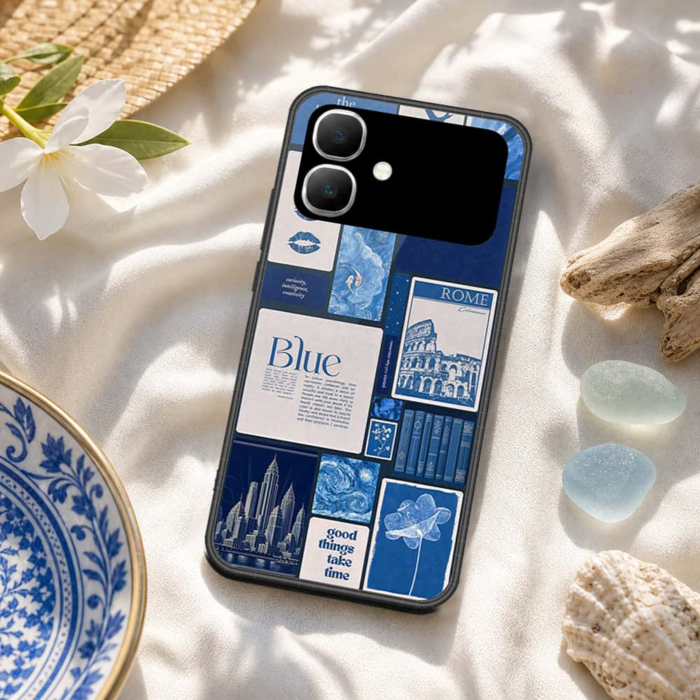 Infinix Smart 20 Cover - ONation Aesthetic Collage Series - HQ Premium Shine Durable Shatterproof Case