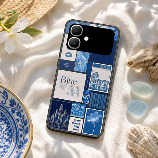 Infinix Smart 20 Cover - ONation Aesthetic Collage Series - HQ Premium Shine Durable Shatterproof Case