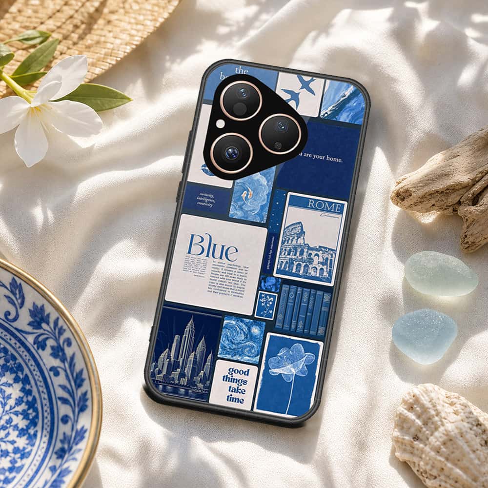 Huawei Pura 80 Cover - ONation Aesthetic Collage Series - HQ Premium Shine Durable Shatterproof Case