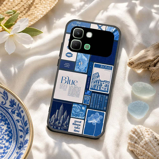 Infinix Note Edge Cover - ONation Aesthetic Collage Series - HQ Premium Shine Durable Shatterproof Case