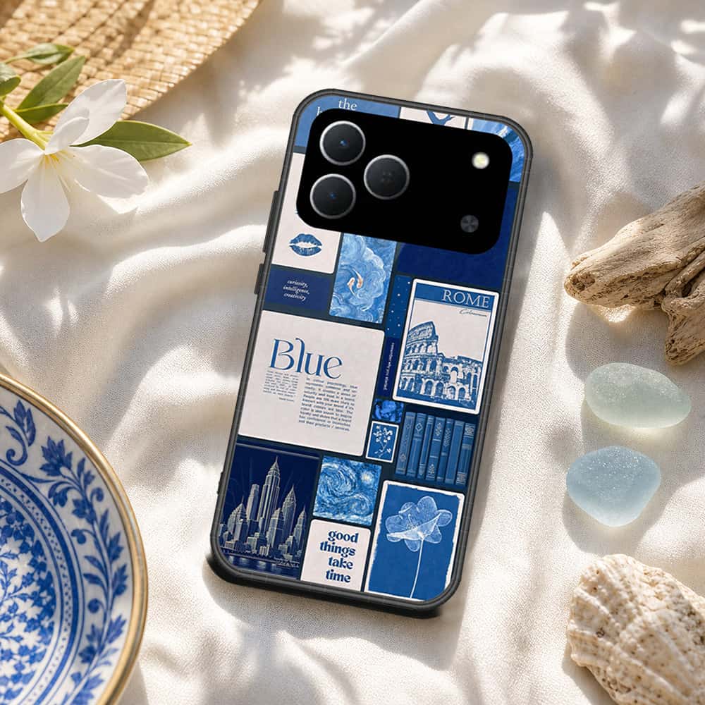 Tecno Spark 50 Cover - ONation Aesthetic Collage Series - HQ Premium Shine Durable Shatterproof Case