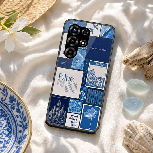 itel S26 Ultra Cover - ONation Aesthetic Collage Series - HQ Premium Shine Durable Shatterproof Case