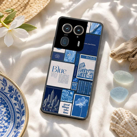Motorola Edge 50 Ultra Cover - ONation Aesthetic Collage Series - HQ Premium Shine Durable Shatterproof Case