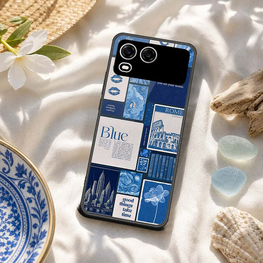 itel A200 Cover - ONation Aesthetic Collage Series - HQ Premium Shine Durable Shatterproof Case