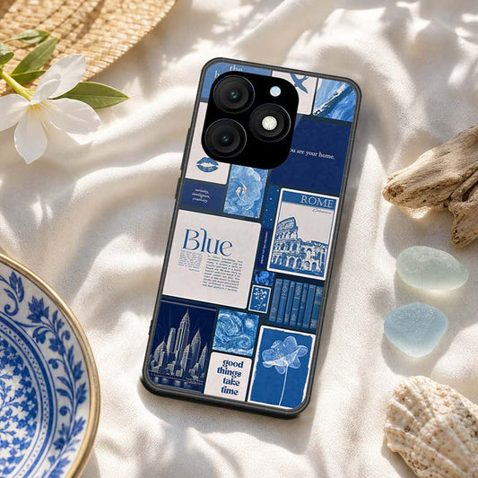 itel A50 Cover - ONation Aesthetic Collage Series - HQ Premium Shine Durable Shatterproof Case