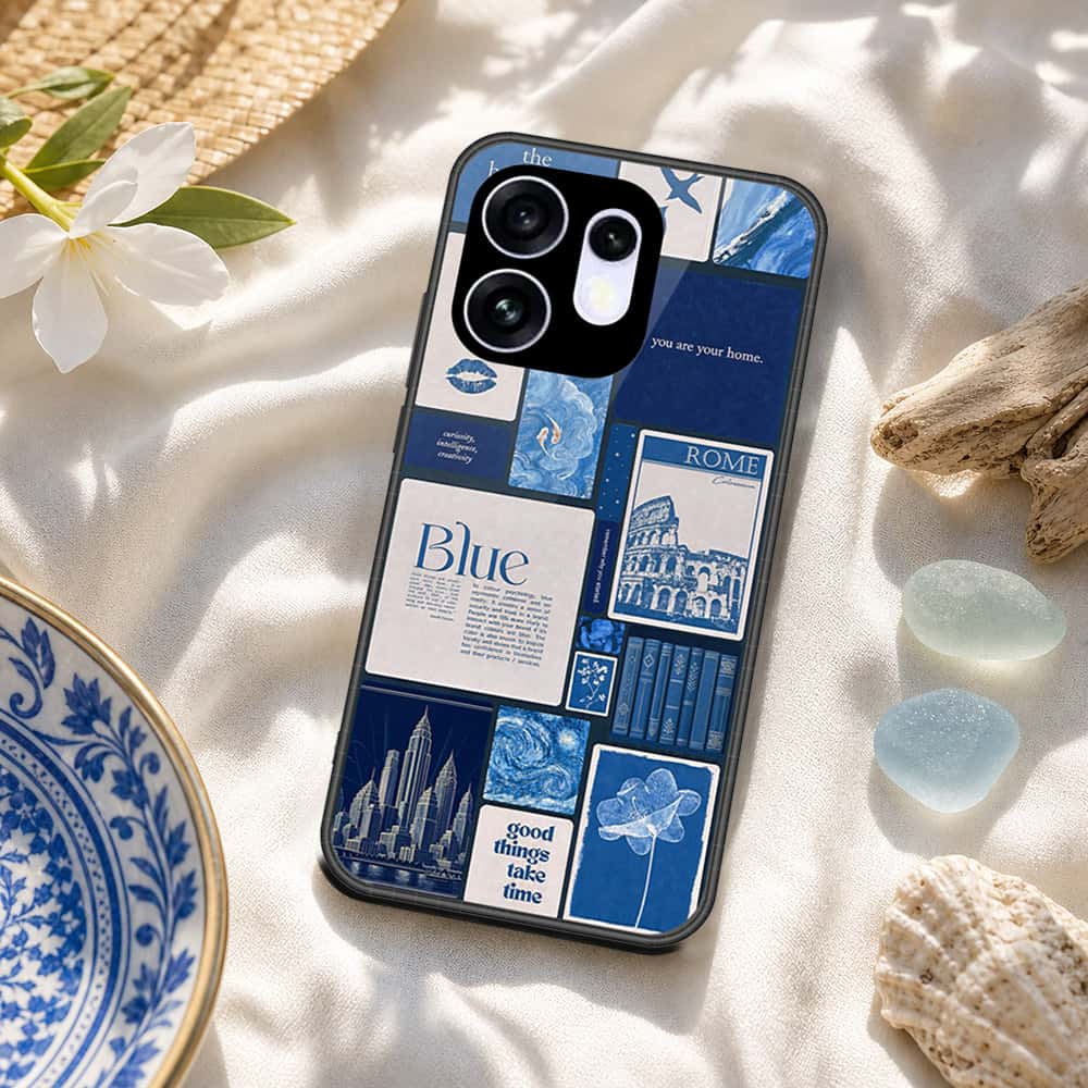 Oppo Reno 16 Cover - ONation Aesthetic Collage Series - HQ Premium Shine Durable Shatterproof Case