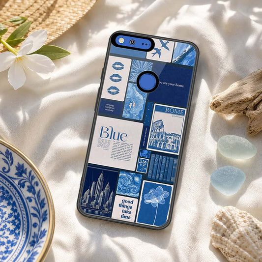 Google Pixel Cover - ONation Aesthetic Collage Series - HQ Premium Shine Durable Shatterproof Case