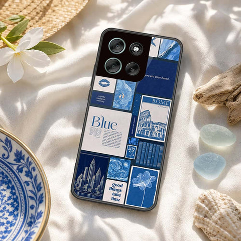 Motorola Moto G56 Cover - ONation Aesthetic Collage Series - HQ Premium Shine Durable Shatterproof Case