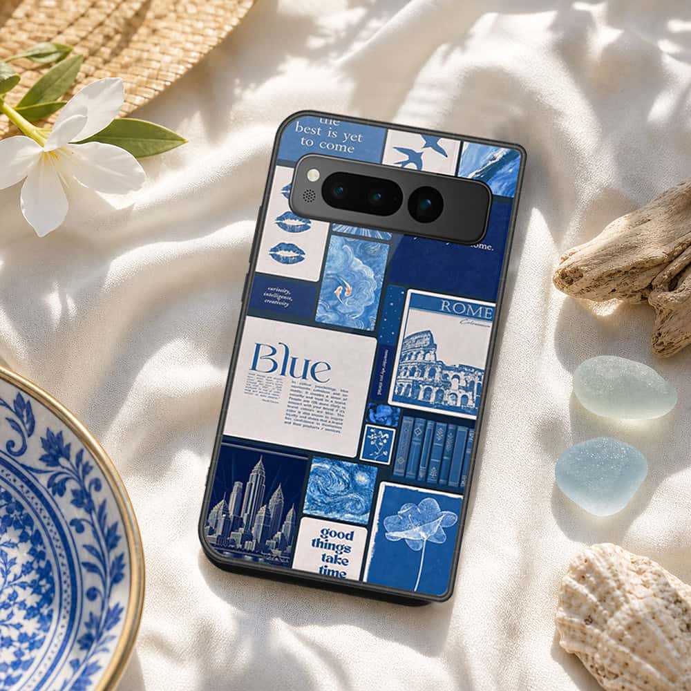 Google Pixel Fold Cover - ONation Aesthetic Collage Series - HQ Premium Shine Durable Shatterproof Case