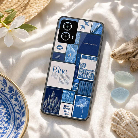 Motorola Moto G34 Cover - ONation Aesthetic Collage Series - HQ Premium Shine Durable Shatterproof Case