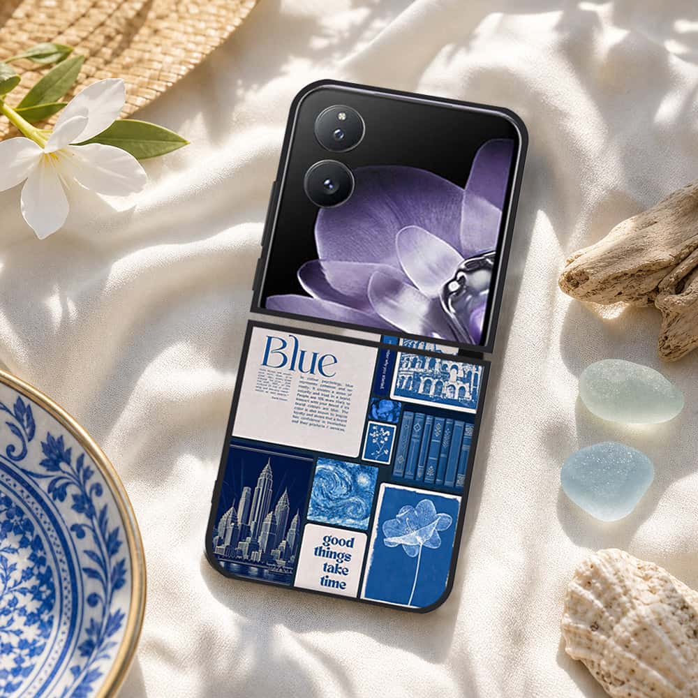 Xiaomi Mix Flip Cover - ONation Aesthetic Collage Series - HQ Premium Shine Durable Shatterproof Case
