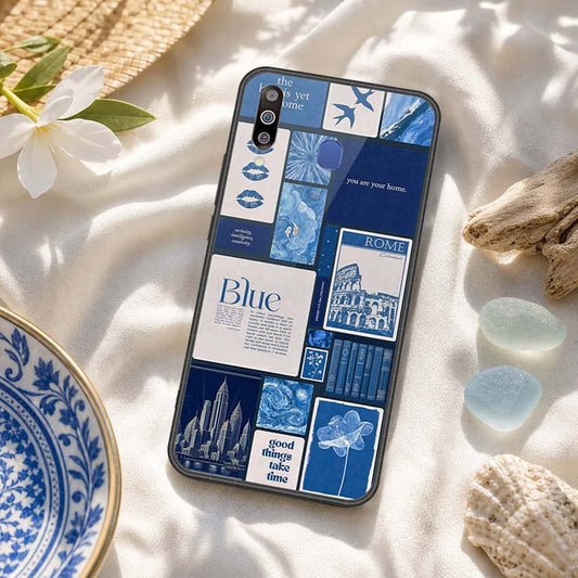 Samsung Galaxy A40s Cover - ONation Aesthetic Collage Series - HQ Premium Shine Durable Shatterproof Case
