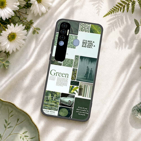 Tecno Spark 7 Pro Cover - ONation Aesthetic Collage Series - HQ Premium Shine Durable Shatterproof Case