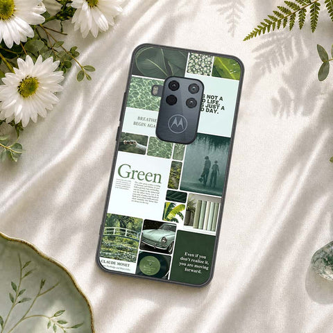 Motorola One Zoom Cover - ONation Aesthetic Collage Series - HQ Premium Shine Durable Shatterproof Case