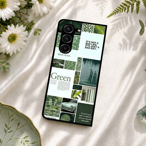Samsung Galaxy Z Fold 5 5G Cover - ONation Aesthetic Collage Series - HQ Premium Shine Durable Shatterproof Case