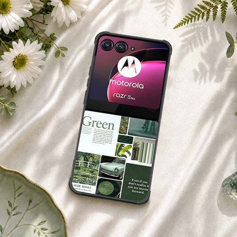Motorola Razr 40 Ultra Cover - ONation Aesthetic Collage Series - HQ Premium Shine Durable Shatterproof Case