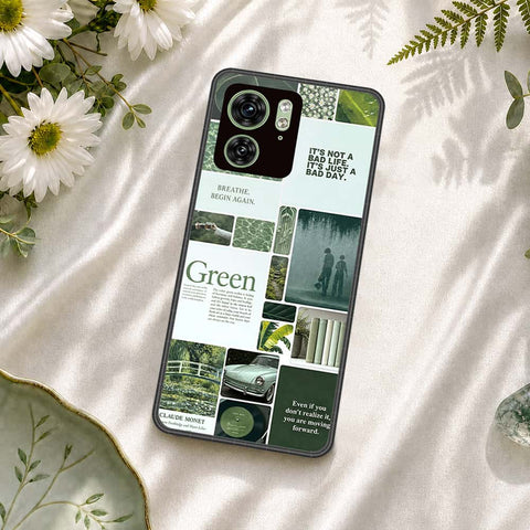 Motorola Edge 40 Cover - ONation Aesthetic Collage Series - HQ Premium Shine Durable Shatterproof Case