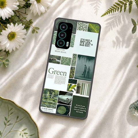 Motorola Edge 20 Cover - ONation Aesthetic Collage Series - HQ Premium Shine Durable Shatterproof Case