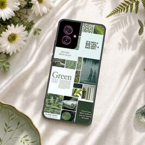 Motorola Moto G55 Cover - ONation Aesthetic Collage Series - HQ Premium Shine Durable Shatterproof Case