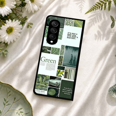Samsung Galaxy Z Fold 3 5G Cover - ONation Aesthetic Collage Series - HQ Premium Shine Durable Shatterproof Case