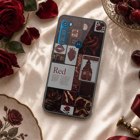 Motorola One Fusion Plus Cover - ONation Aesthetic Collage Series - HQ Premium Shine Durable Shatterproof Case