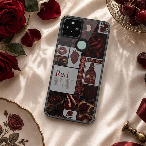 Google Pixel 4a 5G Cover - ONation Aesthetic Collage Series - HQ Premium Shine Durable Shatterproof Case