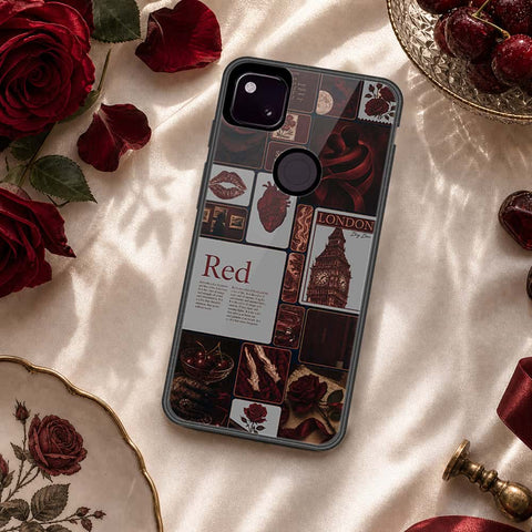Google Pixel 4a 4G Cover - ONation Aesthetic Collage Series - HQ Premium Shine Durable Shatterproof Case