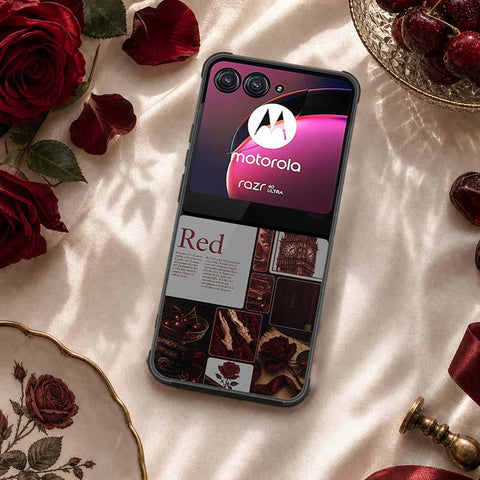 Motorola Razr 40 Ultra Cover - ONation Aesthetic Collage Series - HQ Premium Shine Durable Shatterproof Case