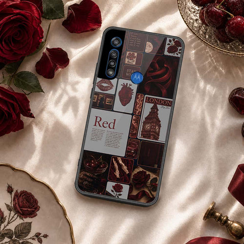 Motorola One Macro Cover - ONation Aesthetic Collage Series - HQ Premium Shine Durable Shatterproof Case