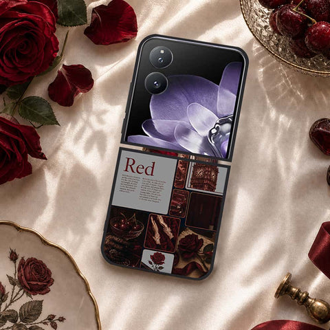 Xiaomi Mix Flip Cover - ONation Aesthetic Collage Series - HQ Premium Shine Durable Shatterproof Case