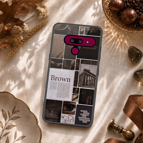 LG G8 ThinQ Cover - ONation Aesthetic Collage Series - HQ Premium Shine Durable Shatterproof Case