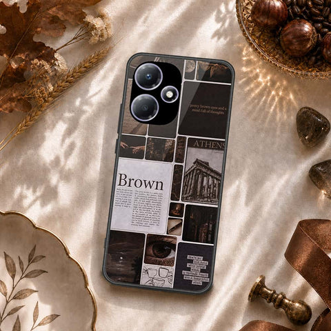 Infinix Hot 30 Play Cover - ONation Aesthetic Collage Series - HQ Premium Shine Durable Shatterproof Case