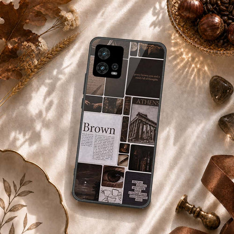 Motorola Moto G72 Cover - ONation Aesthetic Collage Series - HQ Premium Shine Durable Shatterproof Case