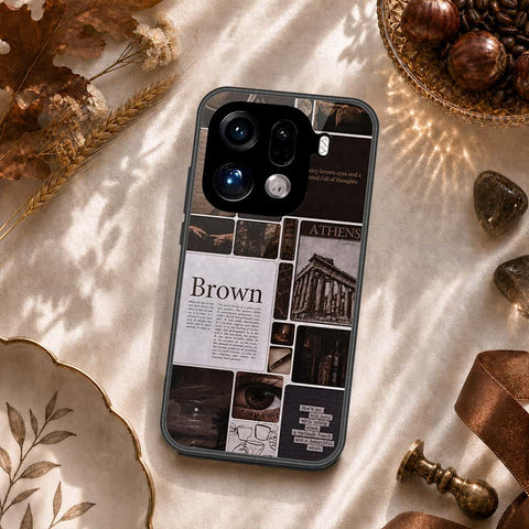Oppo Find X9 Pro Cover - ONation Aesthetic Collage Series - HQ Premium Shine Durable Shatterproof Case