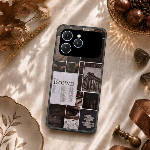 Tecno Spark 40 Cover - ONation Aesthetic Collage Series - HQ Premium Shine Durable Shatterproof Case