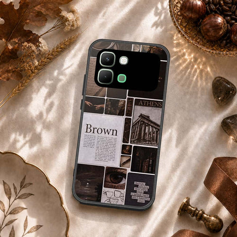 Infinix Note Edge Cover - ONation Aesthetic Collage Series - HQ Premium Shine Durable Shatterproof Case