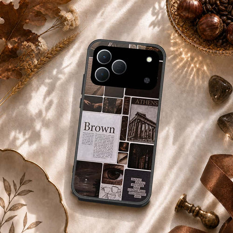 Tecno Spark 50 Cover - ONation Aesthetic Collage Series - HQ Premium Shine Durable Shatterproof Case