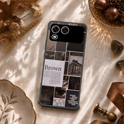 itel A200 Plus Cover - ONation Aesthetic Collage Series - HQ Premium Shine Durable Shatterproof Case