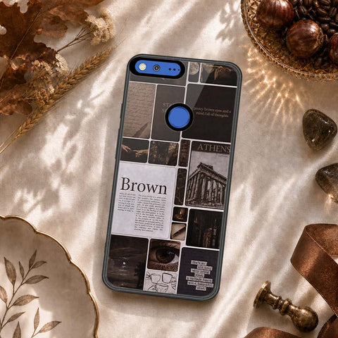 Google Pixel Cover - ONation Aesthetic Collage Series - HQ Premium Shine Durable Shatterproof Case
