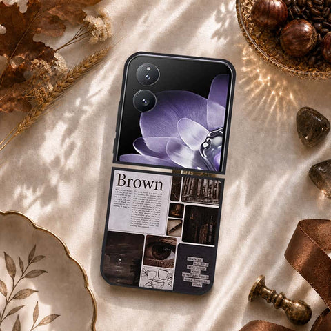 Xiaomi Mix Flip Cover - ONation Aesthetic Collage Series - HQ Premium Shine Durable Shatterproof Case