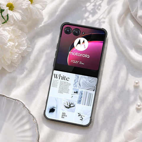 Motorola Razr 40 Ultra Cover - ONation Aesthetic Collage Series - HQ Premium Shine Durable Shatterproof Case