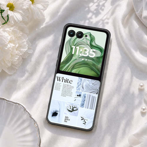 Motorola Razr 50 Ultra Cover - ONation Aesthetic Collage Series - HQ Premium Shine Durable Shatterproof Case